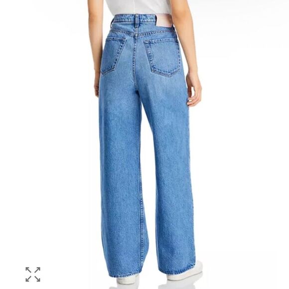 MOTHER Denim - SNACKS/MOTHER Women's Blue Wide Leg Denim Jeans Sz. 27”